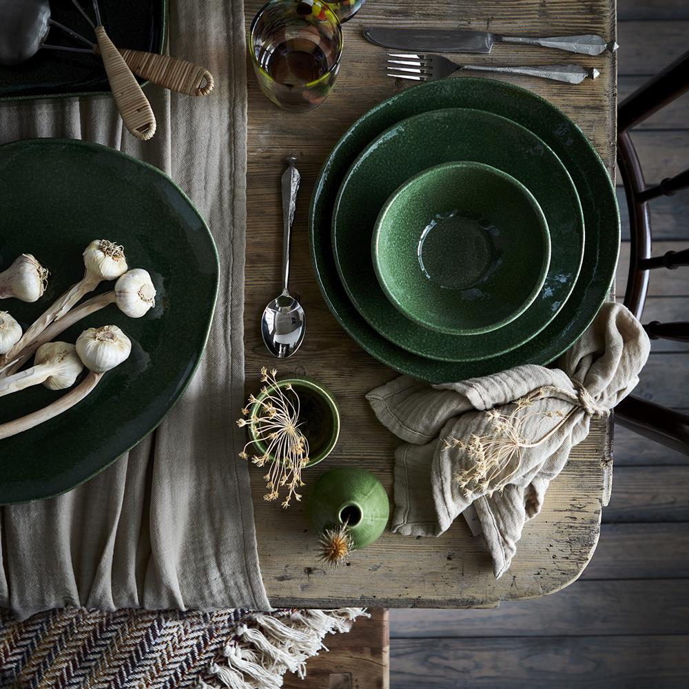 Anabelle servis tallrik skål assiette grön affari